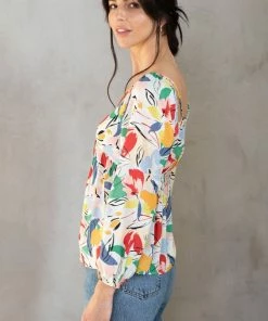 LOVESTITCH RESORT APPAREL Jasper Ruched Top