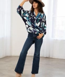 LOVESTITCH RESORT APPAREL Riptide Watercolor Kimono Top 11 LOVESTITCH RESORT APPAREL Riptide Watercolor Kimono Top