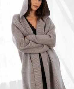 LOVESTITCH Coldwater Canyon Hooded Cardigan