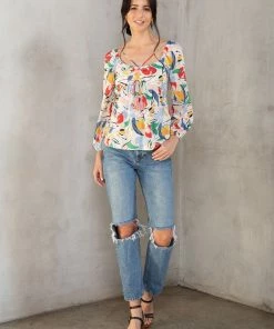 LOVESTITCH RESORT APPAREL Jasper Ruched Top