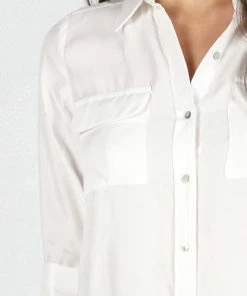 LOVESTITCH Tops Classic Tencel Button Down Top