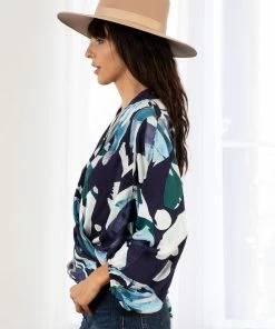 LOVESTITCH RESORT APPAREL Riptide Watercolor Kimono Top 13 LOVESTITCH RESORT APPAREL Riptide Watercolor Kimono Top