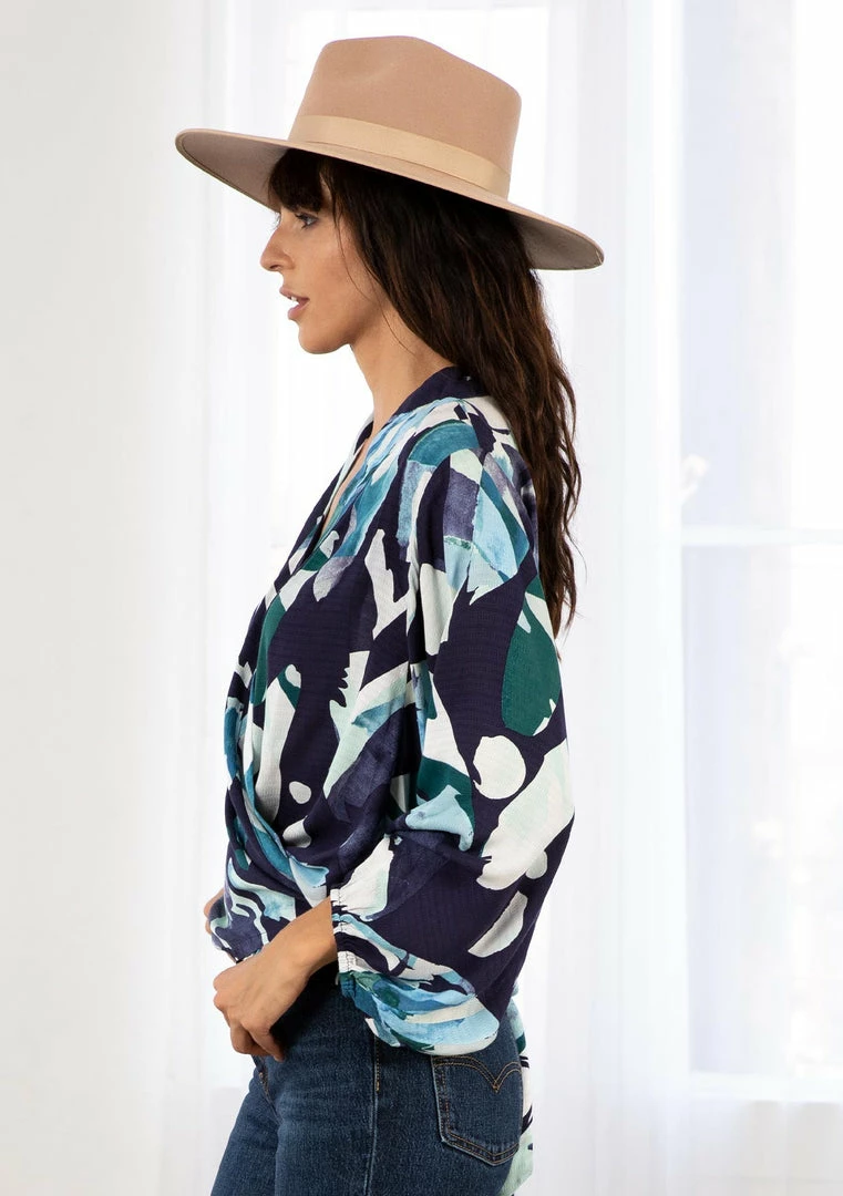 LOVESTITCH RESORT APPAREL Riptide Watercolor Kimono Top 6 LOVESTITCH RESORT APPAREL Riptide Watercolor Kimono Top