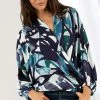 LOVESTITCH RESORT APPAREL Riptide Watercolor Kimono Top