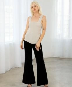 LOVESTITCH RESORT APPAREL Bamboo Micro Rib Sleeveless Tank Top