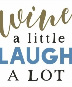 Soiree-sisters Cocktail Napkins L Wine A Little Laugh A Lot - 40ct