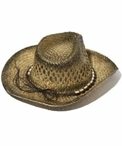 Girly LAKE LIFE Woven Western Hat