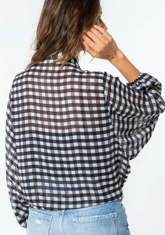 LOVESTITCH Gia Gingham Tie Front Top 2 LOVESTITCH Gia Gingham Tie Front Top