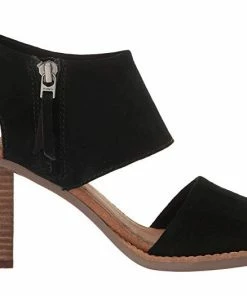 TOMS RESORT APPAREL MAJORCA CUTOUT-Black Suede
