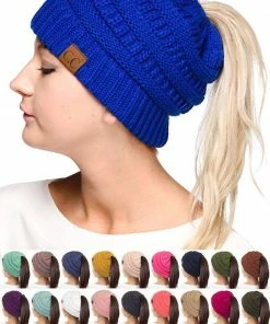 C.C. C.C Ponytail Beanie