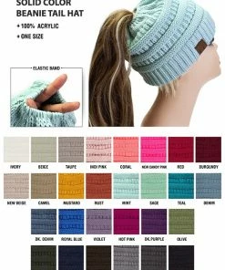 C.C. C.C Ponytail Beanie