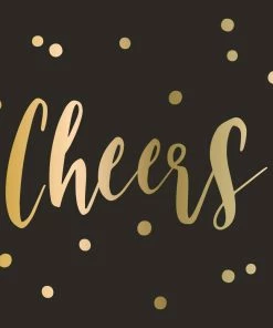 Soiree-sisters Cocktail Napkins | Cheers - Foil - 20ct