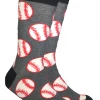 The Market Place Crazy Socks Baseball
