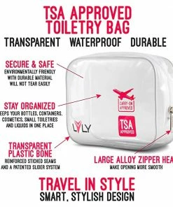 The Market Place TSA Approved Toiletry Bag