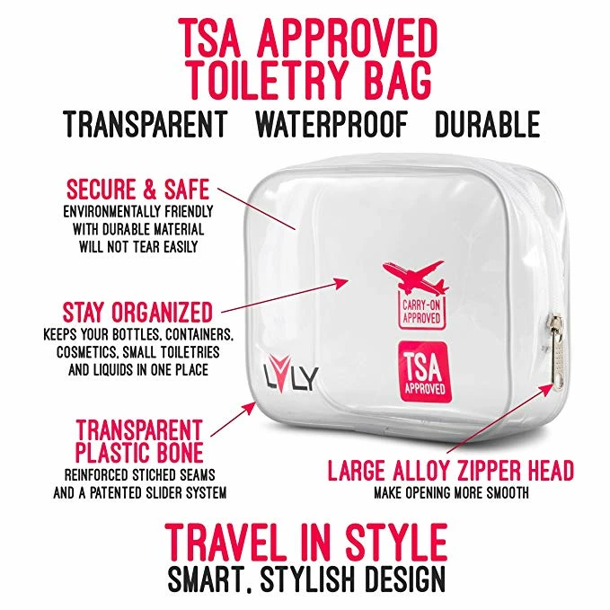 The Market Place TSA Approved Toiletry Bag 2 The Market Place TSA Approved Toiletry Bag