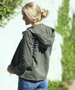 Lucky Brand Raw Edge Military Jacket Jackets