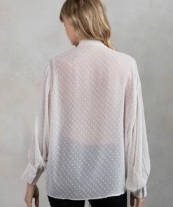 LOVESTITCH Celeste Chiffon Tie Front Top RESORT APPAREL