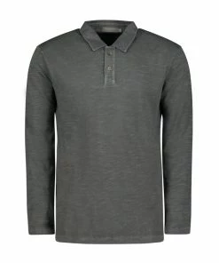 Mod O Doc RESORT APPAREL Salt Point Long Sleeve Slub Jersey Polo