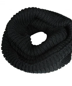 Wrapables Solid Color Thick Knitted Winter Warm Infinity Scarves (Variety Of Colors)
