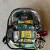 BAGS Makeup Junkie In The Clear Mini Backpack - Emerald Gator