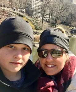 Aegend Beanie Ponytail Hat - Black HATS