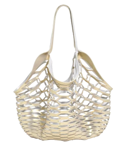 Sea Star Fisherman's Tote: White Gold / Platinum