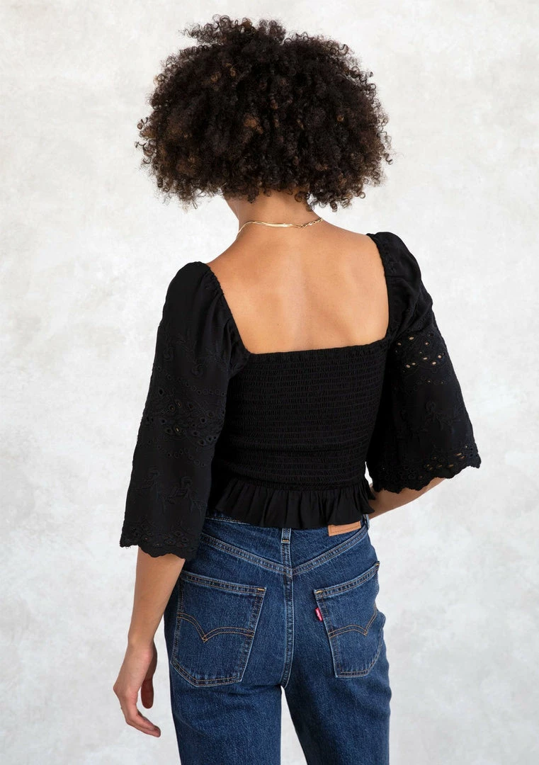 LOVESTITCH Sophia Smocked Eyelet Top 3 LOVESTITCH Sophia Smocked Eyelet Top