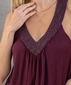 LOVESTITCH Twinkle Beaded Tank Top RESORT APPAREL