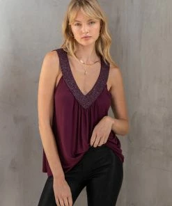 LOVESTITCH Twinkle Beaded Tank Top RESORT APPAREL