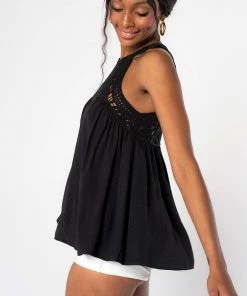 LOVESTITCH RESORT APPAREL Casey Crochet Tank Top