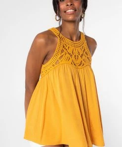 LOVESTITCH Casey Crochet Tank Top RESORT APPAREL