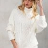 LOVESTITCH Chelsea Morning Cable Knit Sweater