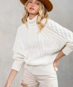 LOVESTITCH Chelsea Morning Cable Knit Sweater