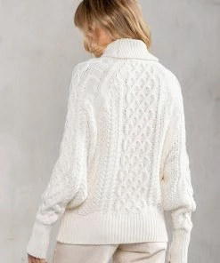 LOVESTITCH Chelsea Morning Cable Knit Sweater