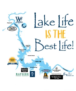 The Market Place LAKE LIFE Comfort Colors LAKE LBJ Up & Down The Lake