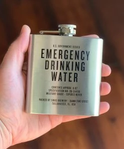 Swag Brewery EMERGENCY DRINKING WATER Flask