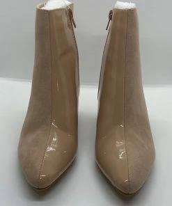 Bamboo SHOES Patent & Suede Booties