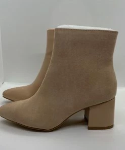 Bamboo SHOES Patent & Suede Booties