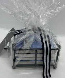 The Market Place LAKE LIFE HSB Lighthouse Stone Coaster Gift Set