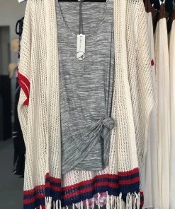 Michael Stars The Final Stripe Ruana Jackets