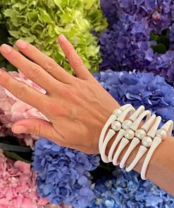 Gresham Maui Bracelet - Freshwater Pearl - Grassland