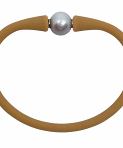 Gresham Maui Bracelet - Freshwater Pearl - Khaki