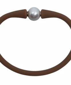 Gresham Maui Bracelet - Freshwater Pearl - Chocolate