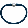 Gresham RESORT APPAREL Maui Bracelet - Freshwater Pearl - Navy