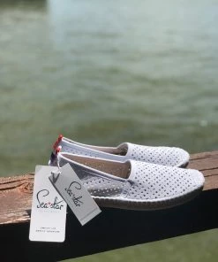 Sea Star Beachcomber Espadrille: Womens White Eyelet