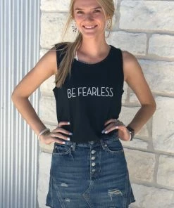 The Market Place RESORT APPAREL Comfort Colors BE FEARLESS Tank
