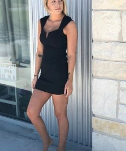 Free People Lia Denim Bodycon Dress