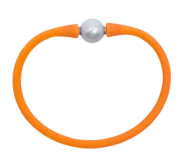 Gresham JEWELRY Maui Bracelet - Freshwater Pearl - Tangerine 1 Gresham JEWELRY Maui Bracelet - Freshwater Pearl - Tangerine