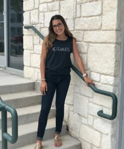 The Market Place RESORT APPAREL Comfort Colors BE FEARLESS Tank