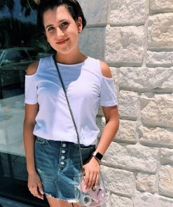 Boxercraft Short Sleeve Cold Shoulder Tee